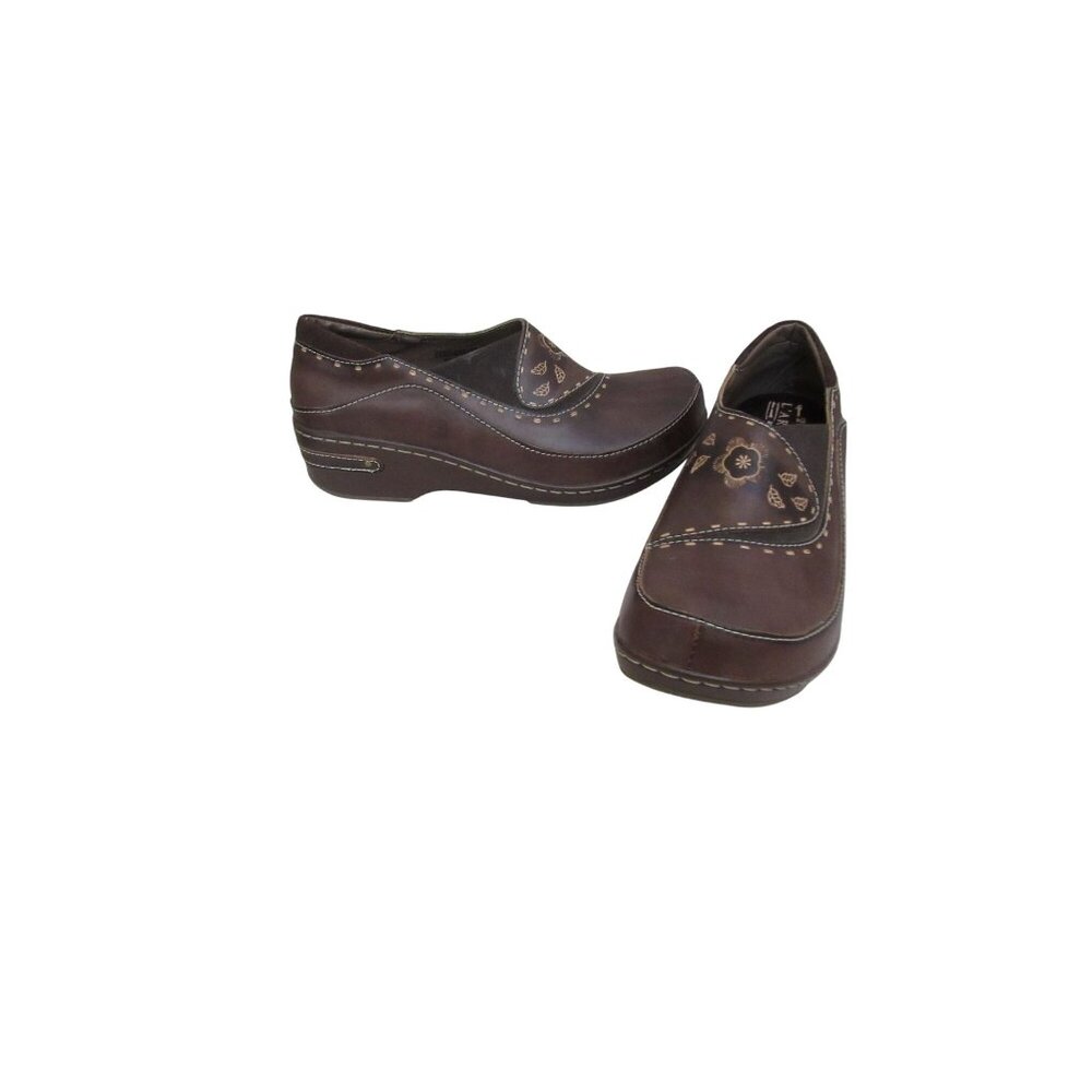 LArtiste Spring Step Burbank Brown Slip-On Shoes Size 41